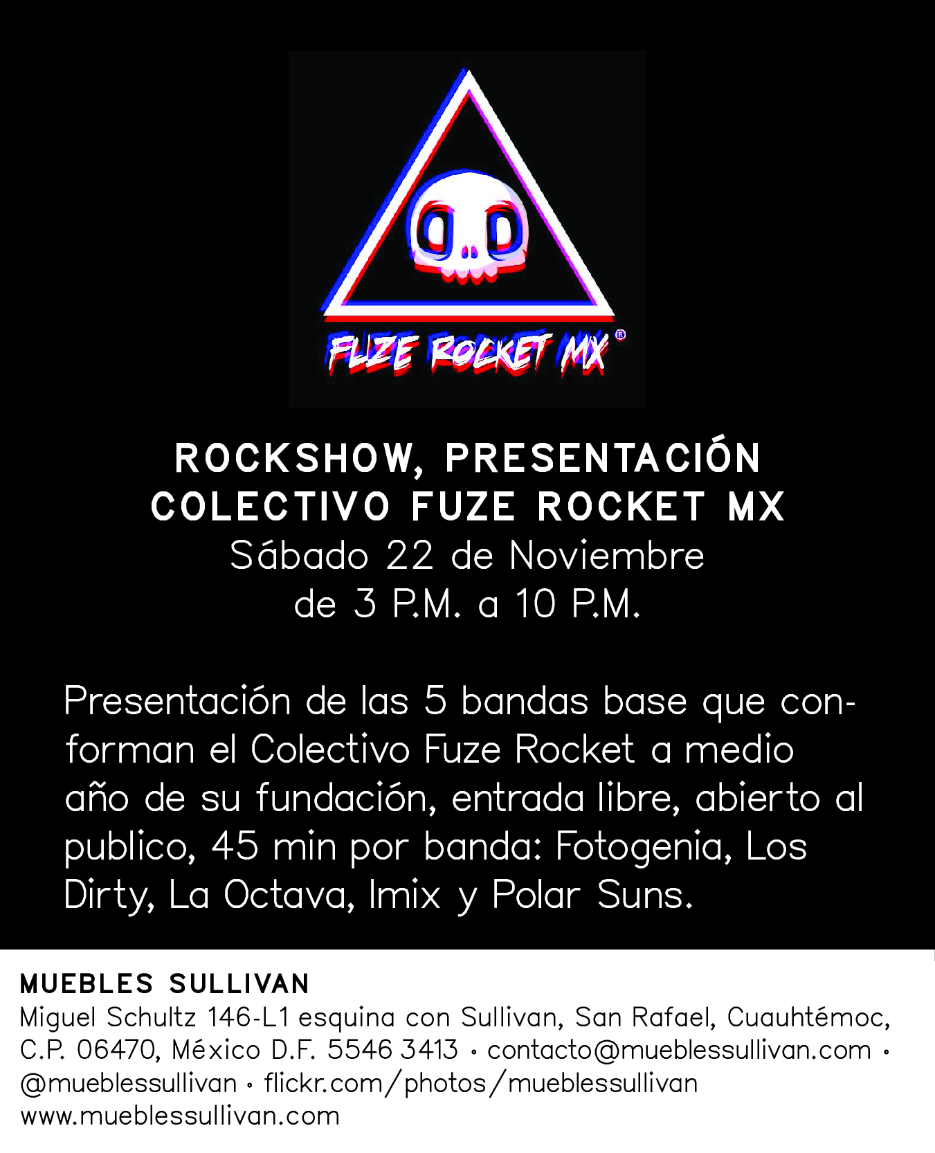 Rockshow, Presentación Colectivo Fuze Rocket Mx